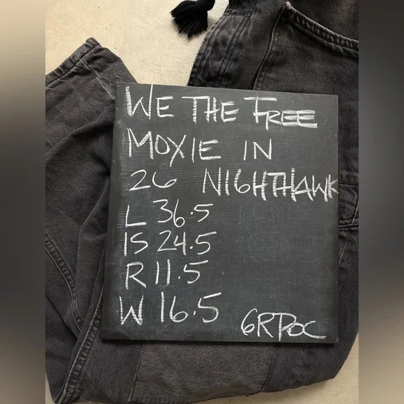 Free People x We The Free Moxie Barrel Jeans In Nighthawk - Picture 8 of 16